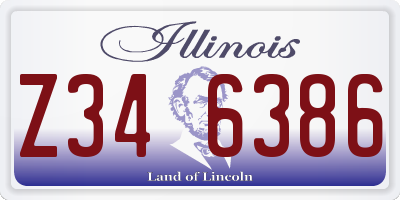 IL license plate Z346386