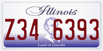 IL license plate Z346393