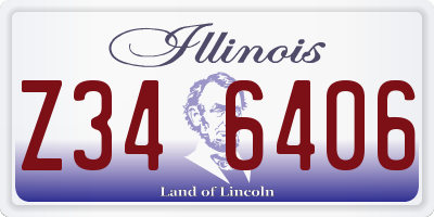 IL license plate Z346406