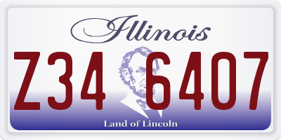 IL license plate Z346407