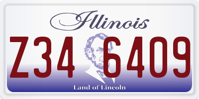 IL license plate Z346409