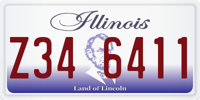 IL license plate Z346411