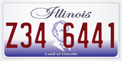 IL license plate Z346441
