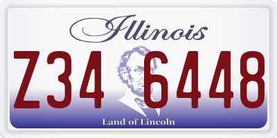 IL license plate Z346448