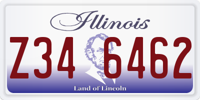 IL license plate Z346462