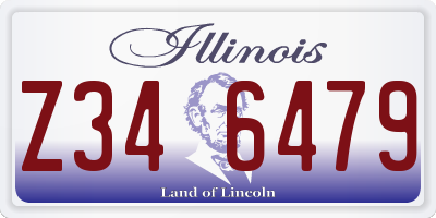 IL license plate Z346479