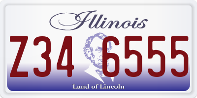 IL license plate Z346555
