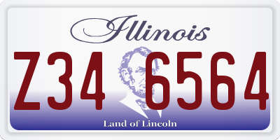 IL license plate Z346564