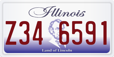 IL license plate Z346591