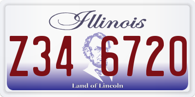 IL license plate Z346720