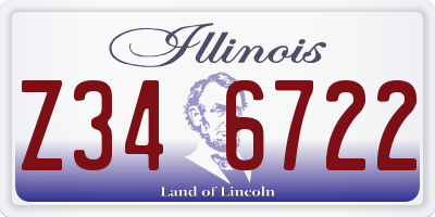 IL license plate Z346722