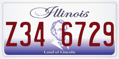 IL license plate Z346729
