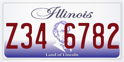 IL license plate Z346782