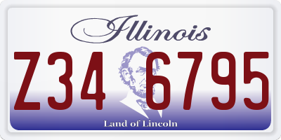 IL license plate Z346795