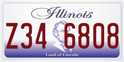 IL license plate Z346808