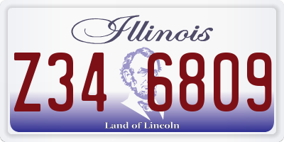 IL license plate Z346809