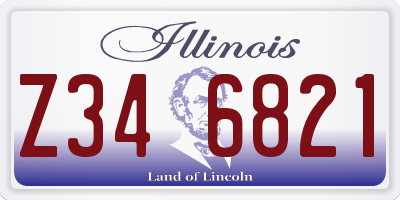 IL license plate Z346821