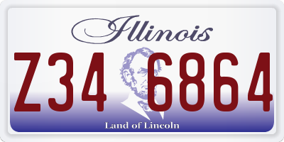 IL license plate Z346864