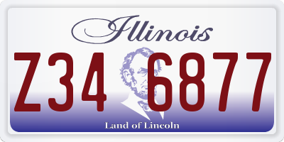 IL license plate Z346877