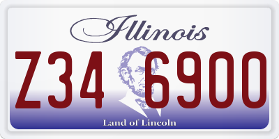 IL license plate Z346900