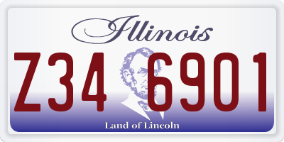 IL license plate Z346901