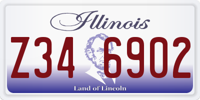 IL license plate Z346902