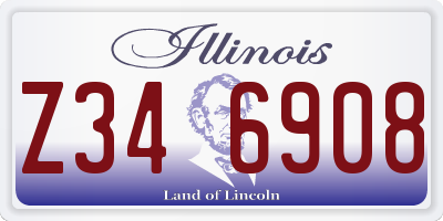 IL license plate Z346908