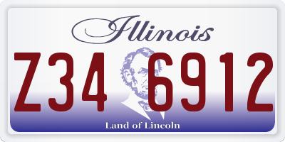 IL license plate Z346912