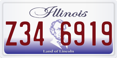IL license plate Z346919