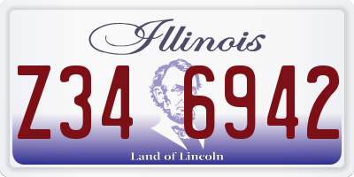 IL license plate Z346942