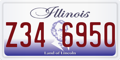IL license plate Z346950
