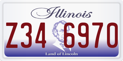IL license plate Z346970