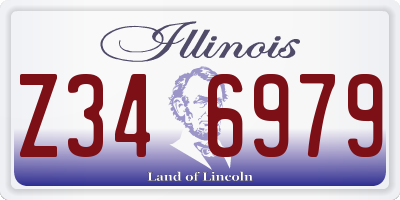 IL license plate Z346979
