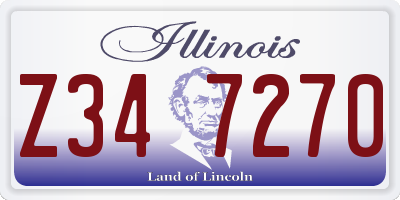 IL license plate Z347270
