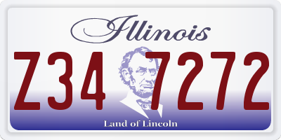 IL license plate Z347272