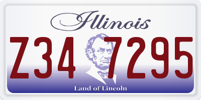 IL license plate Z347295