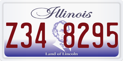 IL license plate Z348295
