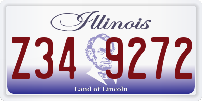 IL license plate Z349272