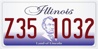 IL license plate Z351032