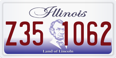 IL license plate Z351062