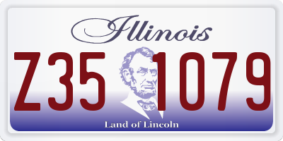 IL license plate Z351079