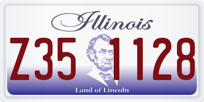 IL license plate Z351128
