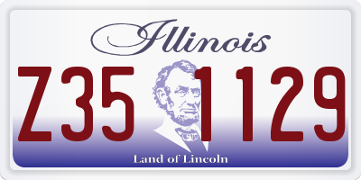 IL license plate Z351129