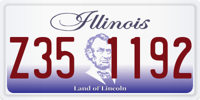 IL license plate Z351192