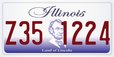 IL license plate Z351224