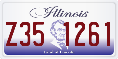 IL license plate Z351261