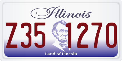 IL license plate Z351270