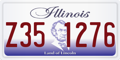 IL license plate Z351276