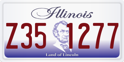 IL license plate Z351277