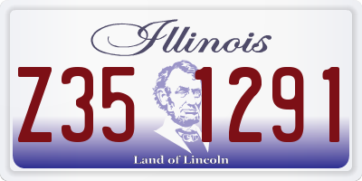 IL license plate Z351291